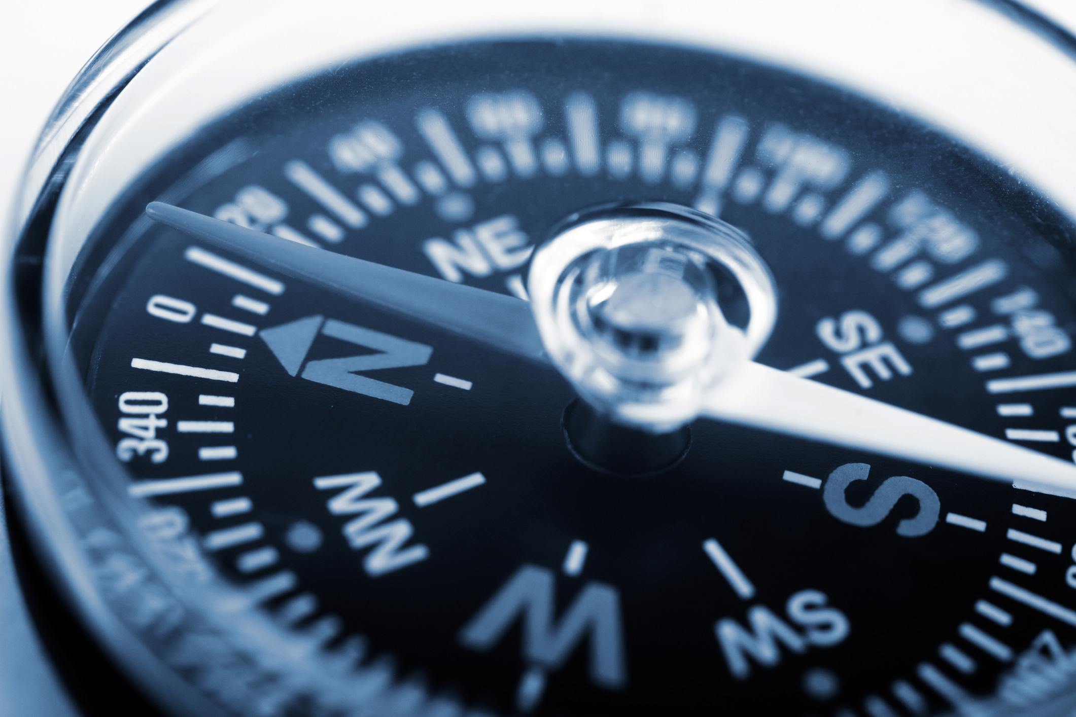 Close-up compass. Close-up compass.